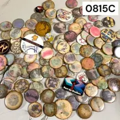 CECU ビンテージ 缶バッジ 100個 セット ジャンク 込 アンティーク雑貨