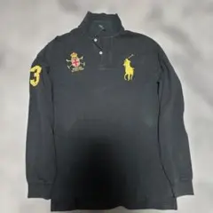 希少】Ralph Lauren 長袖 ポロシャツ M ブラック ビックポニー - メルカリ