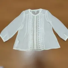 FOREVER21 アイボリー シフォンブラウス
