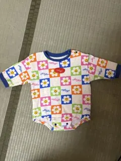 wiggle wiggle 花柄ロンパース 70cm