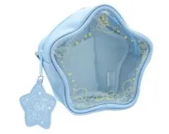 サンリオ　リトルツインスターズ　星型ポーチ　雪灯りのファンタジー　ブルー