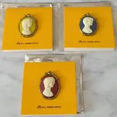 Mrs. GREEN APPLE カメオピンズ 3種セット バベルの塔 ミセス