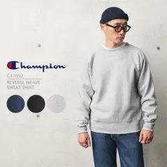 新品　チャンピオン　リバースウィーブ　青単タグ　シルバーグレー　XL