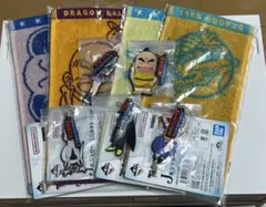 一番くじ ドラゴンボール H賞 ラバーチャーム J賞 ジャガードミニタオル
