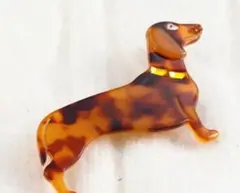 ヘアクリップ ダックスフント　動物　髪留め　バンスクリップ　可愛い　犬　韓国