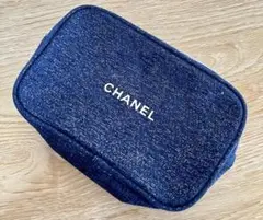 [美品]CHANEL シャネル ポーチ ノベルティ 紺色