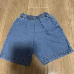 GU デニム ハーフパンツ 140