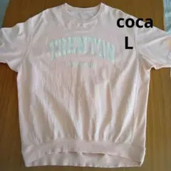 coca スウェットライク半袖Tシャツ