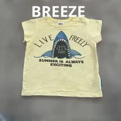 BREEZE サメ柄 Tシャツ 90cm イエロー