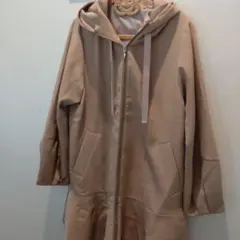 アンドラブベージュ フード付き アウターコート