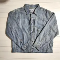 【HOUSTON】 デニムシャツ　デニムジャケット 40R（Lサイズ）美品