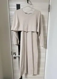 emmi ベージュ ロングワンピース