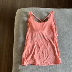 Lululemon ピンク タンクトップ クロスバック　サイズ2