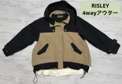 【新品未使用品】Risley リズレー レースパーカー ブラック タグ無し 新品未使用品】Risley リズレー レースパーカー ブラック タグ