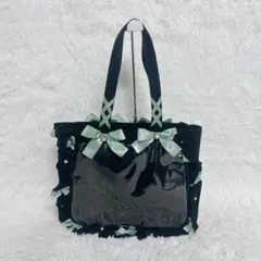 ザッカマート A4 痛バ 痛バック くすみミント 緑 黄緑 フリル