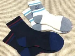 新品　訳アリ❣ZOY　ゾーイ　ゴルフソックス　23-25　2足