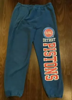 80〜90‘s 青刺繍タグ前期 Champion スウェットパンツ Lサイズ