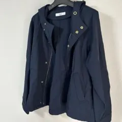 Discoat フード付き　マウンテンパーカー　ネイビー　Mサイズ