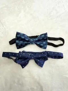 【美品】コムサ　キッズ　動物柄・ドット柄　蝶ネクタイセット