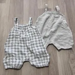 ロンパース・カバーオール 12-18ヶ月 2点セット