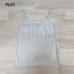【PLST】プラステ　 シルクブレンドサテン切り替えキャミソール　Mのサムネイル