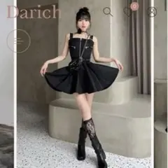 Darich ナイロンジャンパーミニワンピース