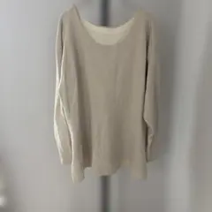 カオスchaosニット　ベージュ