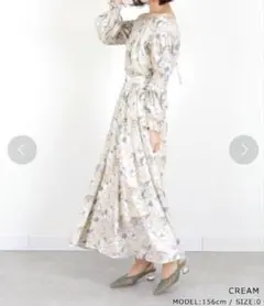 RANDA シャーリングワンピース