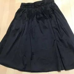 ZARA BASIC スカート 黒　mサイズ フレアスカート Lサイズにも