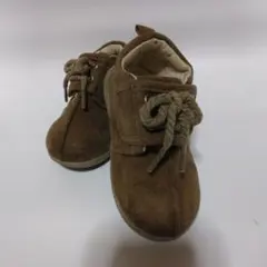 アサヒ　ブラウン スエード調 キッズブーツ/ 14cm