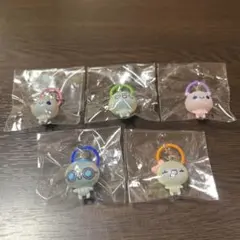 ぷくぷくあわわちゃん ころんとクリアめじるしチャーム☆ 5点セット