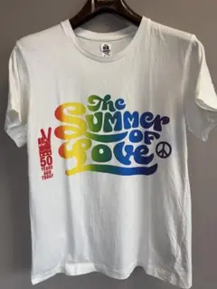 ハリウッドランチマーケットSUMMER OF LOVE RAINBOW　Tシャツ