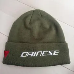 DAINESE NEW ERA コラボ　ニット帽　ビーニー　カーキ