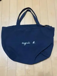 agnès b. ブラック トートバッグ