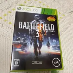 【使用あり】X box 360ゲームソフト　バトルフィールド 3