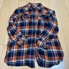 E hyphen world gallery チェックシャツ 長袖のサムネイル