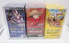 ONEPIECEカードゲーム神の島の冒険とHeroines セット、テープ付き