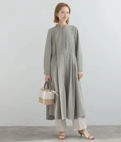 アーバンリサーチ ロッソ リネン混イレギュラーヘムワンピース