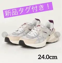 【新品タグ付き】ナイキ ウィメンズ V2Kラン PRM/24.0/パープル