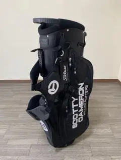 【希少・美品】SCOTTY CAMERON ゴルフキャディバッグ ドッグ　黒 希少・美品】SCOTTY CAMERON ゴルフキャディバッグ ドッグ 黒