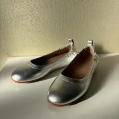 fitflop フィットフロップ パンプス バレエシューズ シルバー US5
