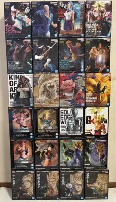 フィギュア まとめ売り 24種セット ワンピース ドラゴンボール NARUTO