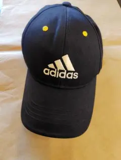 お値下げ！アディダス　adidas キャップ 帽子　黒/黄 　54cm-57cm