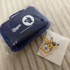 中日ドラゴンズ ポケモン コラボ ポーチ アクリルキーホルダー