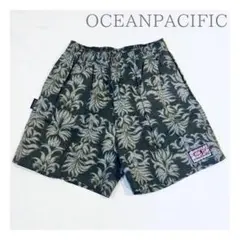 【OCEAN PACIFIC 】未使用品　Ｍ　サーフパンツ日本製 ボタニカル柄のサムネイル