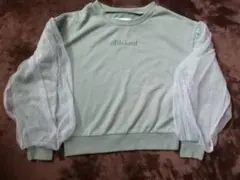 CECIL McBEE　レース　トップス　グリーン