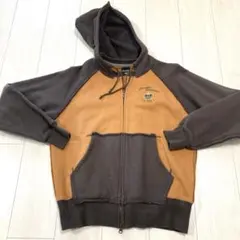 Columbia ジップアップパーカー ブラウン/オレンジ