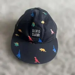 DINOSAUR 総柄 キャップ ブラック　恐竜　しまむら　52cmのサムネイル