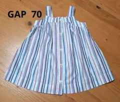 baby GAP ストライプ ノースリーブ ワンピース 6-12ヶ月のサムネイル