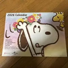2026年 スヌーピー 壁掛けカレンダー